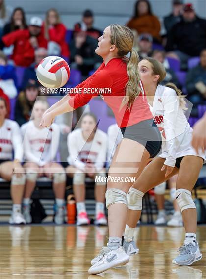 Thumbnail 1 in Chisum vs. Pottsboro (UIL 3A Volleyball Bi-District) photogallery.