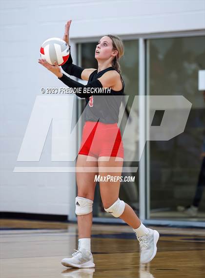 Thumbnail 1 in Chisum vs. Pottsboro (UIL 3A Volleyball Bi-District) photogallery.