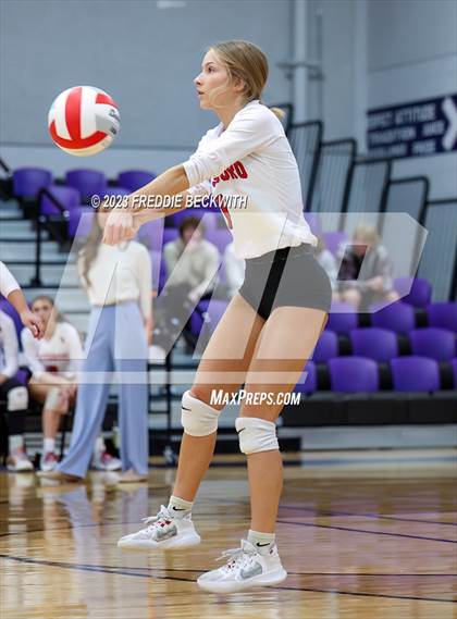 Thumbnail 3 in Chisum vs. Pottsboro (UIL 3A Volleyball Bi-District) photogallery.
