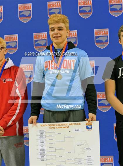 Thumbnail 3 in NCHSAA State 3A Wrestling Championships (Awards) photogallery.