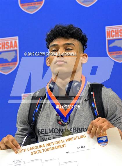 Thumbnail 1 in NCHSAA State 3A Wrestling Championships (Awards) photogallery.