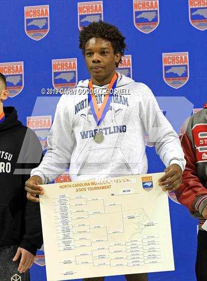 Thumbnail 1 in NCHSAA State 3A Wrestling Championships (Awards) photogallery.
