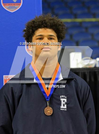 Thumbnail 2 in NCHSAA State 3A Wrestling Championships (Awards) photogallery.