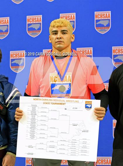 Thumbnail 3 in NCHSAA State 3A Wrestling Championships (Awards) photogallery.