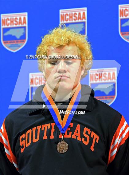 Thumbnail 1 in NCHSAA State 3A Wrestling Championships (Awards) photogallery.