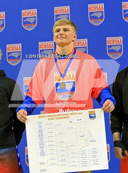 Thumbnail 3 in NCHSAA State 3A Wrestling Championships (Awards) photogallery.