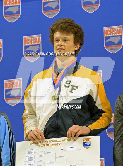 Thumbnail 3 in NCHSAA State 3A Wrestling Championships (Awards) photogallery.