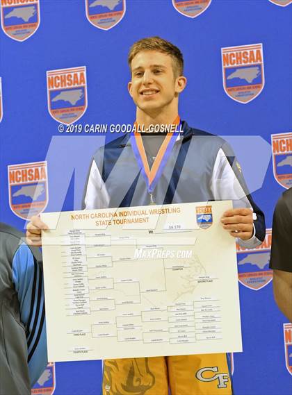 Thumbnail 2 in NCHSAA State 3A Wrestling Championships (Awards) photogallery.