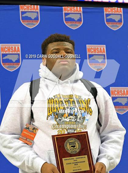 Thumbnail 2 in NCHSAA State 3A Wrestling Championships (Awards) photogallery.