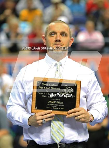 Thumbnail 2 in NCHSAA State 3A Wrestling Championships (Awards) photogallery.