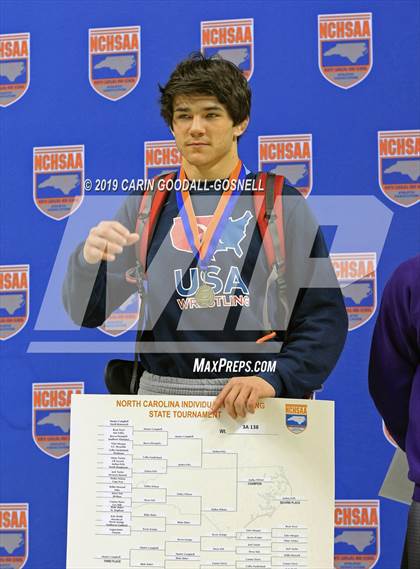 Thumbnail 1 in NCHSAA State 3A Wrestling Championships (Awards) photogallery.