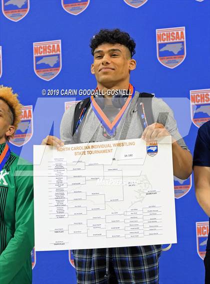 Thumbnail 2 in NCHSAA State 3A Wrestling Championships (Awards) photogallery.