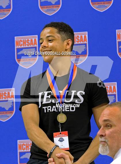 Thumbnail 3 in NCHSAA State 3A Wrestling Championships (Awards) photogallery.