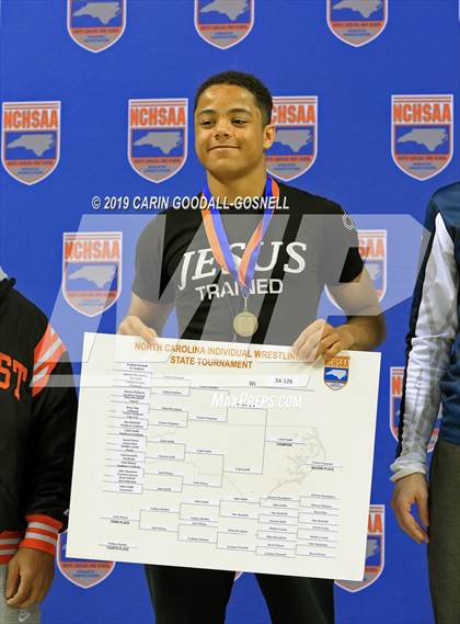 Thumbnail 2 in NCHSAA State 3A Wrestling Championships (Awards) photogallery.