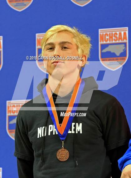 Thumbnail 3 in NCHSAA State 3A Wrestling Championships (Awards) photogallery.
