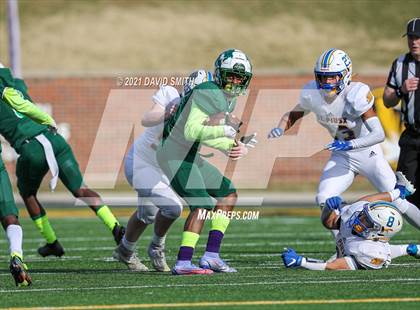 Thumbnail 1 in St. Pius X vs. St. Mary's - MSHSAA Class 3 Show-Me Bowl photogallery.
