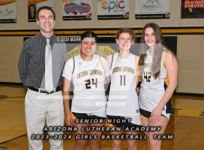 Thumbnail 3 in St. John Paul II Catholic @ Arizona Lutheran Academy (Senior Night) photogallery.
