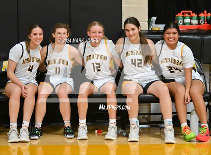 Thumbnail 3 in St. John Paul II Catholic @ Arizona Lutheran Academy (Senior Night) photogallery.