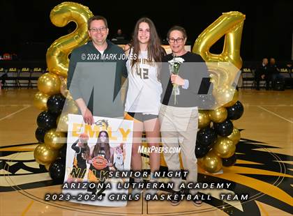 Thumbnail 2 in St. John Paul II Catholic @ Arizona Lutheran Academy (Senior Night) photogallery.