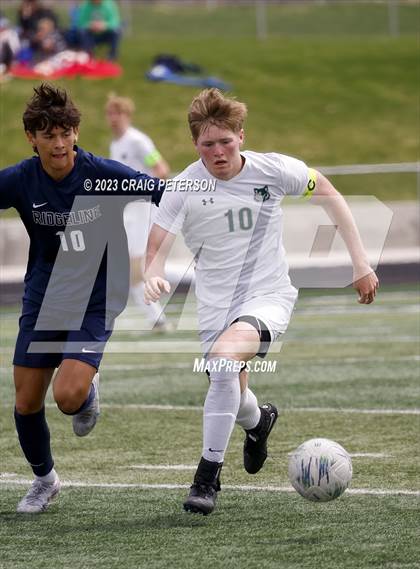 Thumbnail 1 in Green Canyon @ Ridgeline (UHSAA 4A Quarterfinal) photogallery.