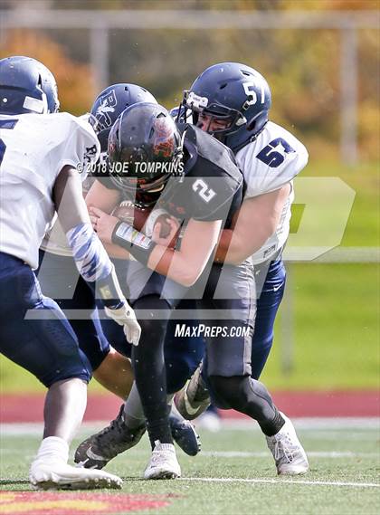 Thumbnail 3 in Burke Catholic vs. Marlboro Central (Section 9 Class B Semifinal ) photogallery.
