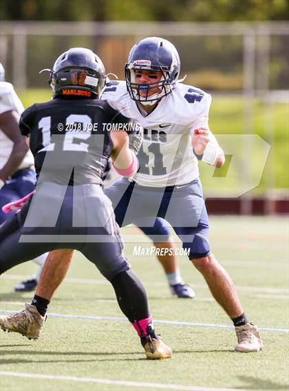 Thumbnail 2 in Burke Catholic vs. Marlboro Central (Section 9 Class B Semifinal ) photogallery.