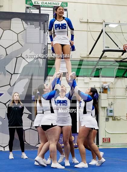 Thumbnail 2 in Pioneer - CIF Northern Regional Cheer Championships photogallery.
