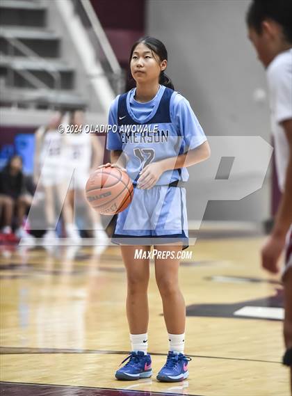 Thumbnail 2 in Emerson vs. Aubrey (Wylie Girls Basketball Showcase) photogallery.