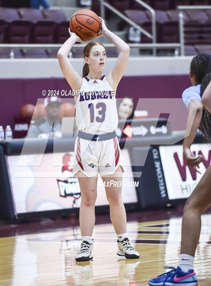Thumbnail 3 in Emerson vs. Aubrey (Wylie Girls Basketball Showcase) photogallery.