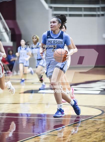 Thumbnail 3 in Emerson vs. Aubrey (Wylie Girls Basketball Showcase) photogallery.