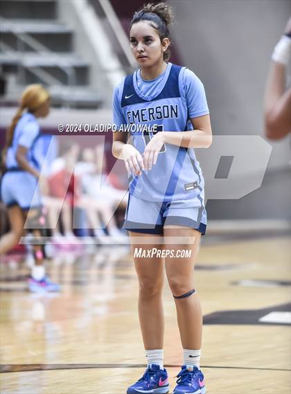 Thumbnail 2 in Emerson vs. Aubrey (Wylie Girls Basketball Showcase) photogallery.