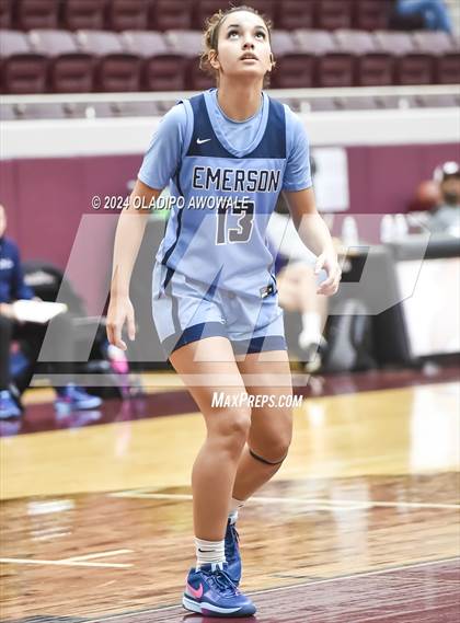Thumbnail 2 in Emerson vs. Aubrey (Wylie Girls Basketball Showcase) photogallery.