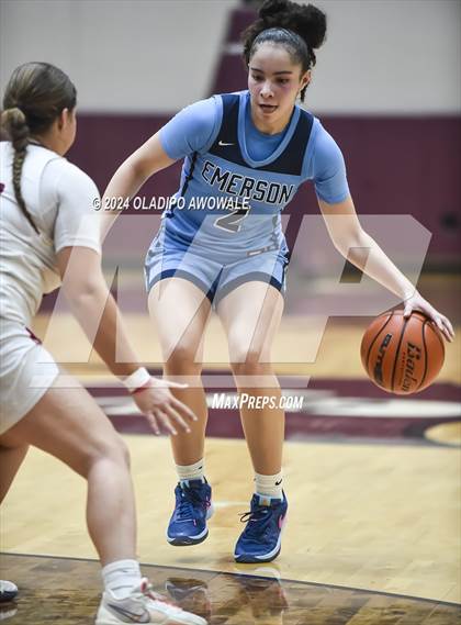 Thumbnail 1 in Emerson vs. Aubrey (Wylie Girls Basketball Showcase) photogallery.
