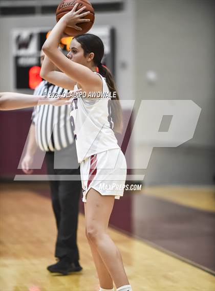 Thumbnail 3 in Emerson vs. Aubrey (Wylie Girls Basketball Showcase) photogallery.