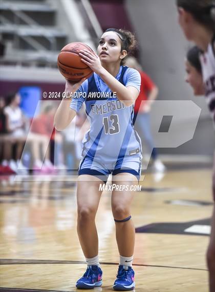 Thumbnail 1 in Emerson vs. Aubrey (Wylie Girls Basketball Showcase) photogallery.