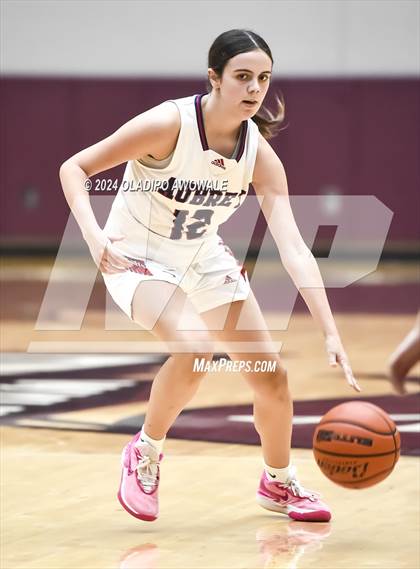Thumbnail 2 in Emerson vs. Aubrey (Wylie Girls Basketball Showcase) photogallery.