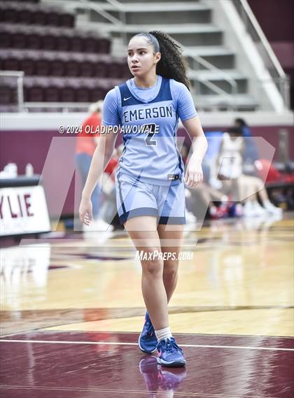 Thumbnail 2 in Emerson vs. Aubrey (Wylie Girls Basketball Showcase) photogallery.