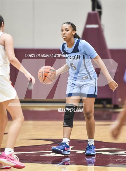 Thumbnail 3 in Emerson vs. Aubrey (Wylie Girls Basketball Showcase) photogallery.
