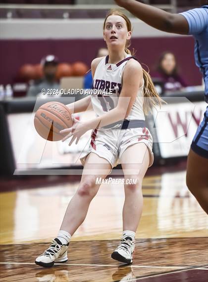 Thumbnail 2 in Emerson vs. Aubrey (Wylie Girls Basketball Showcase) photogallery.