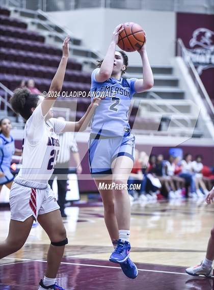 Thumbnail 3 in Emerson vs. Aubrey (Wylie Girls Basketball Showcase) photogallery.