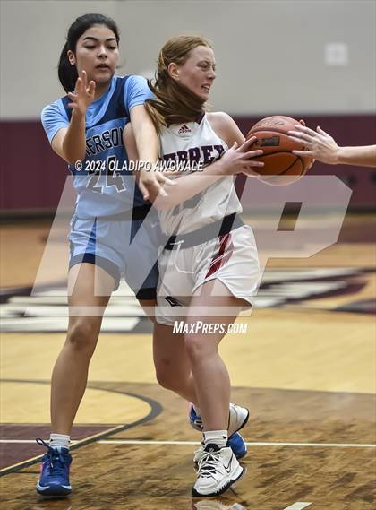 Thumbnail 3 in Emerson vs. Aubrey (Wylie Girls Basketball Showcase) photogallery.