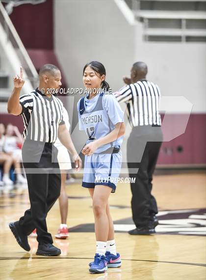 Thumbnail 2 in Emerson vs. Aubrey (Wylie Girls Basketball Showcase) photogallery.