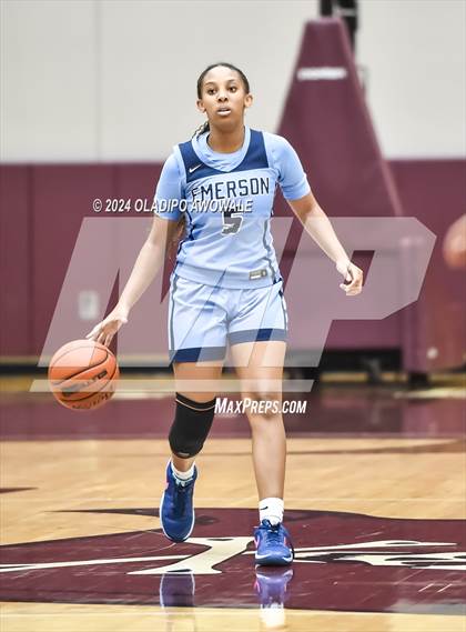 Thumbnail 2 in Emerson vs. Aubrey (Wylie Girls Basketball Showcase) photogallery.