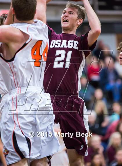 Thumbnail 2 in Osage vs Owensville (Eugene Tournament) photogallery.