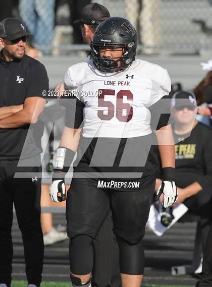 Thumbnail 1 in Lone Peak @ Corner Canyon (UHSAA 6A Quarterfinal) photogallery.