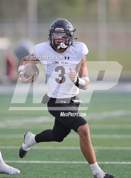 Thumbnail 2 in Lone Peak @ Corner Canyon (UHSAA 6A Quarterfinal) photogallery.