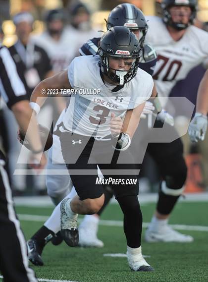 Thumbnail 1 in Lone Peak @ Corner Canyon (UHSAA 6A Quarterfinal) photogallery.