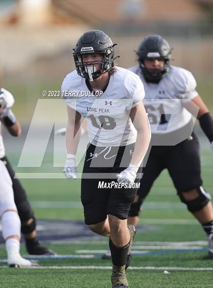 Thumbnail 3 in Lone Peak @ Corner Canyon (UHSAA 6A Quarterfinal) photogallery.