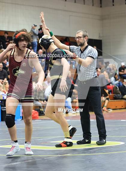 Thumbnail 3 in North East Carolina Prep vs Croatan (Blood Pernu Duals) photogallery.