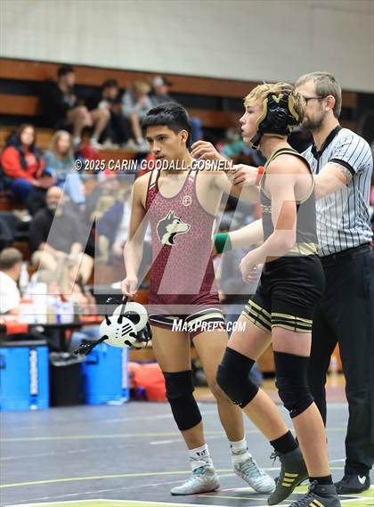 Thumbnail 1 in North East Carolina Prep vs Croatan (Blood Pernu Duals) photogallery.
